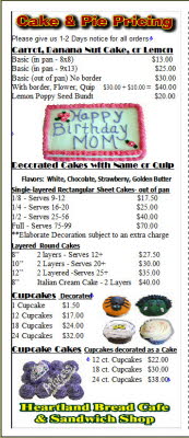 Cake & Pie Flyer