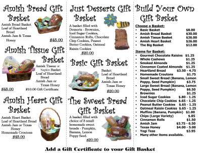 Gift Baskets Flyer Inside